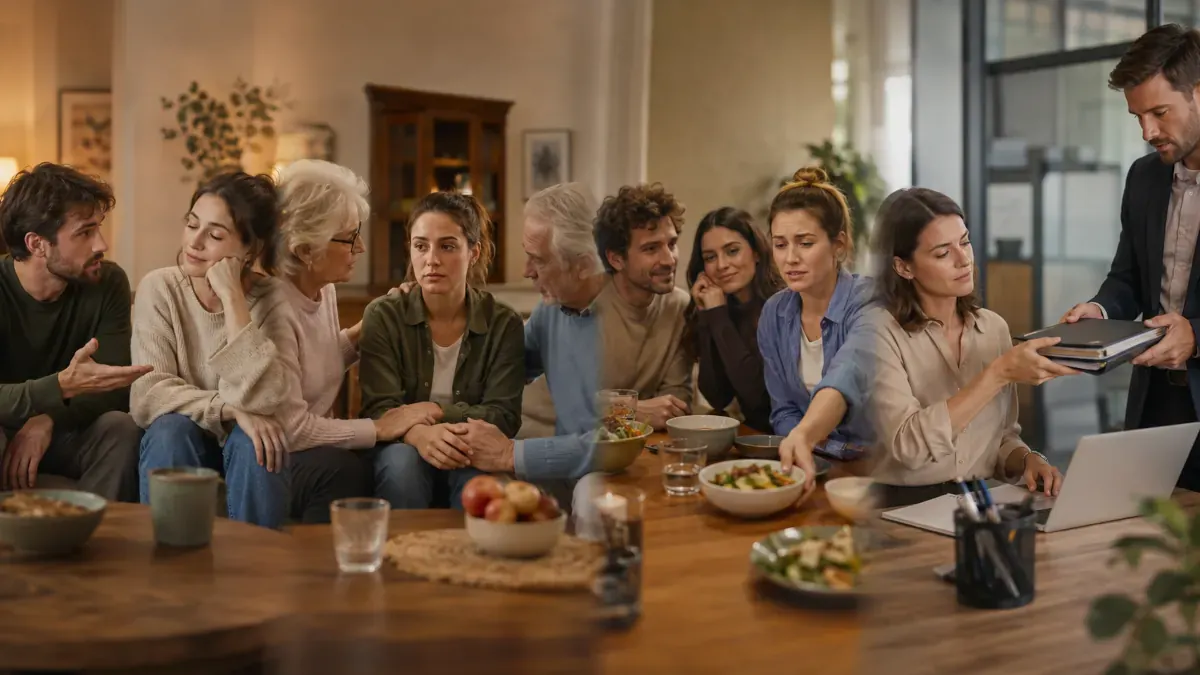 Frauen und Männer erleben People Pleasing in Beziehung, Familie, Freundschaft und Beruf